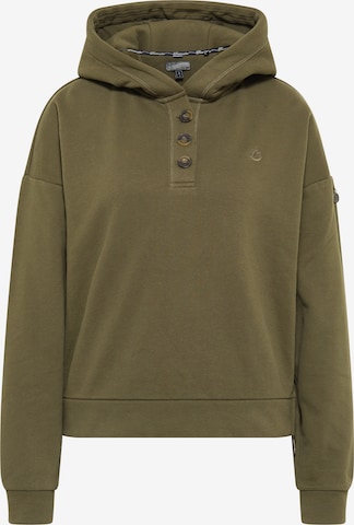 Sweat-shirt DreiMaster Vintage en vert : devant