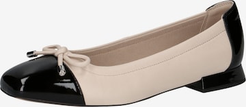 Ballerines CAPRICE en beige : devant