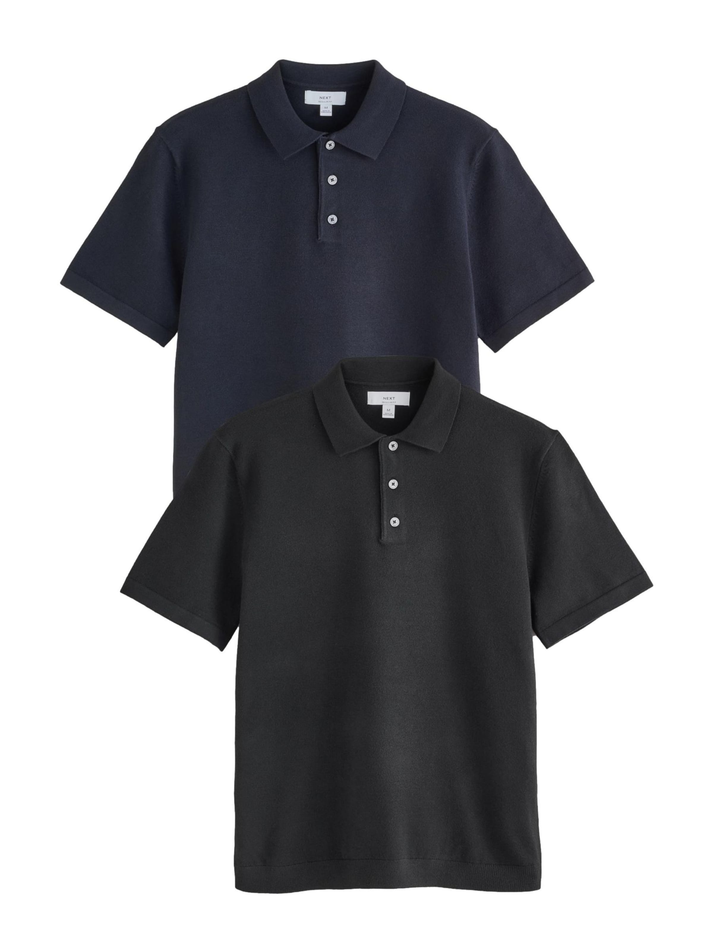 Next Shirt 'Essential' in S in navy / schwarz, Produktansicht
