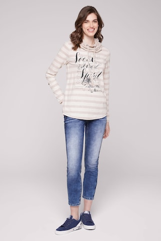 Soccx Sweatshirt 'Meerliebe III' in Beige