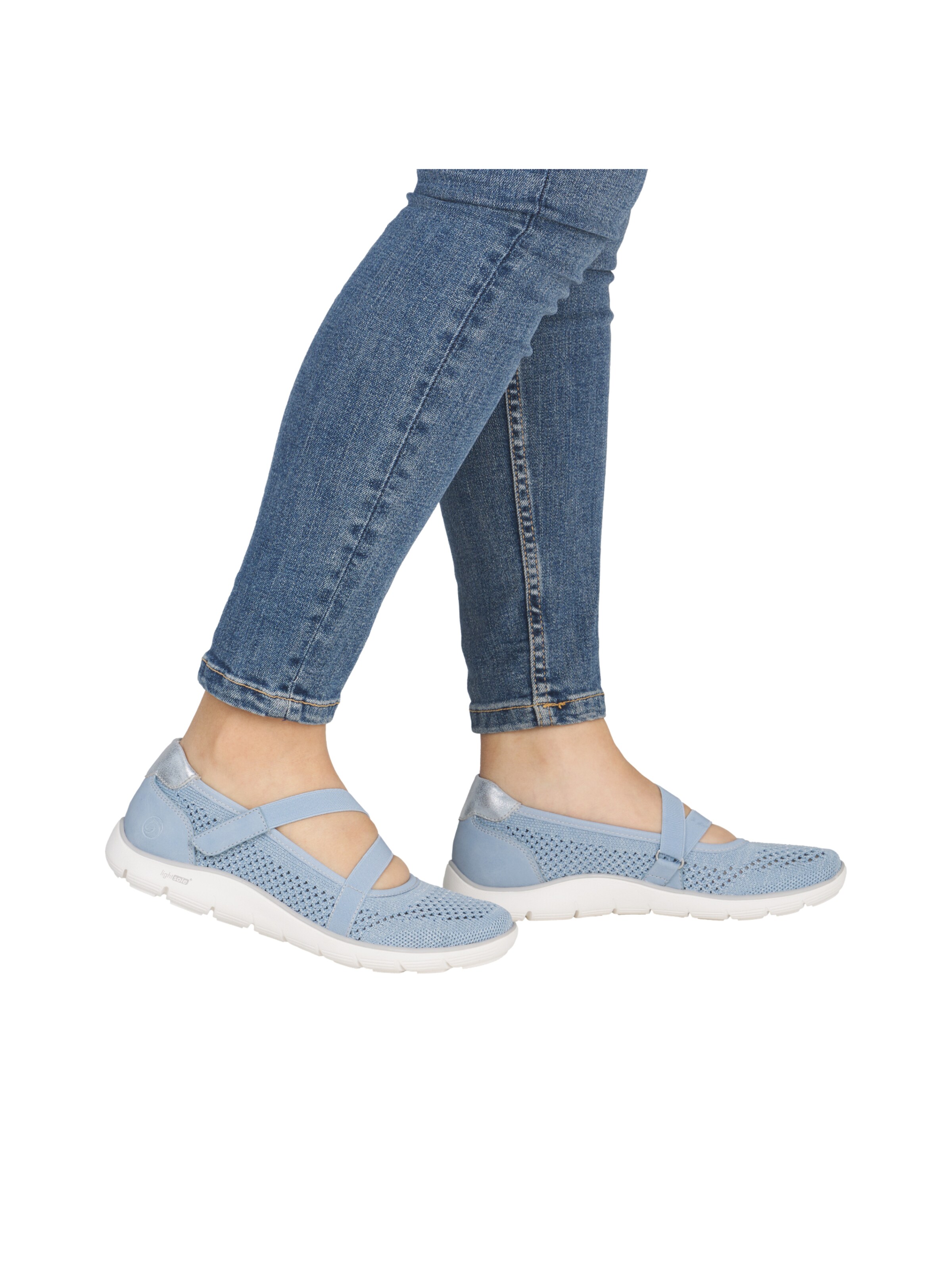 Ballerina con cinturino di REMONTE in blu: frontale