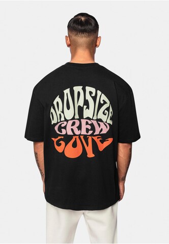 Dropsize Shirt 'Crew Love' in Schwarz