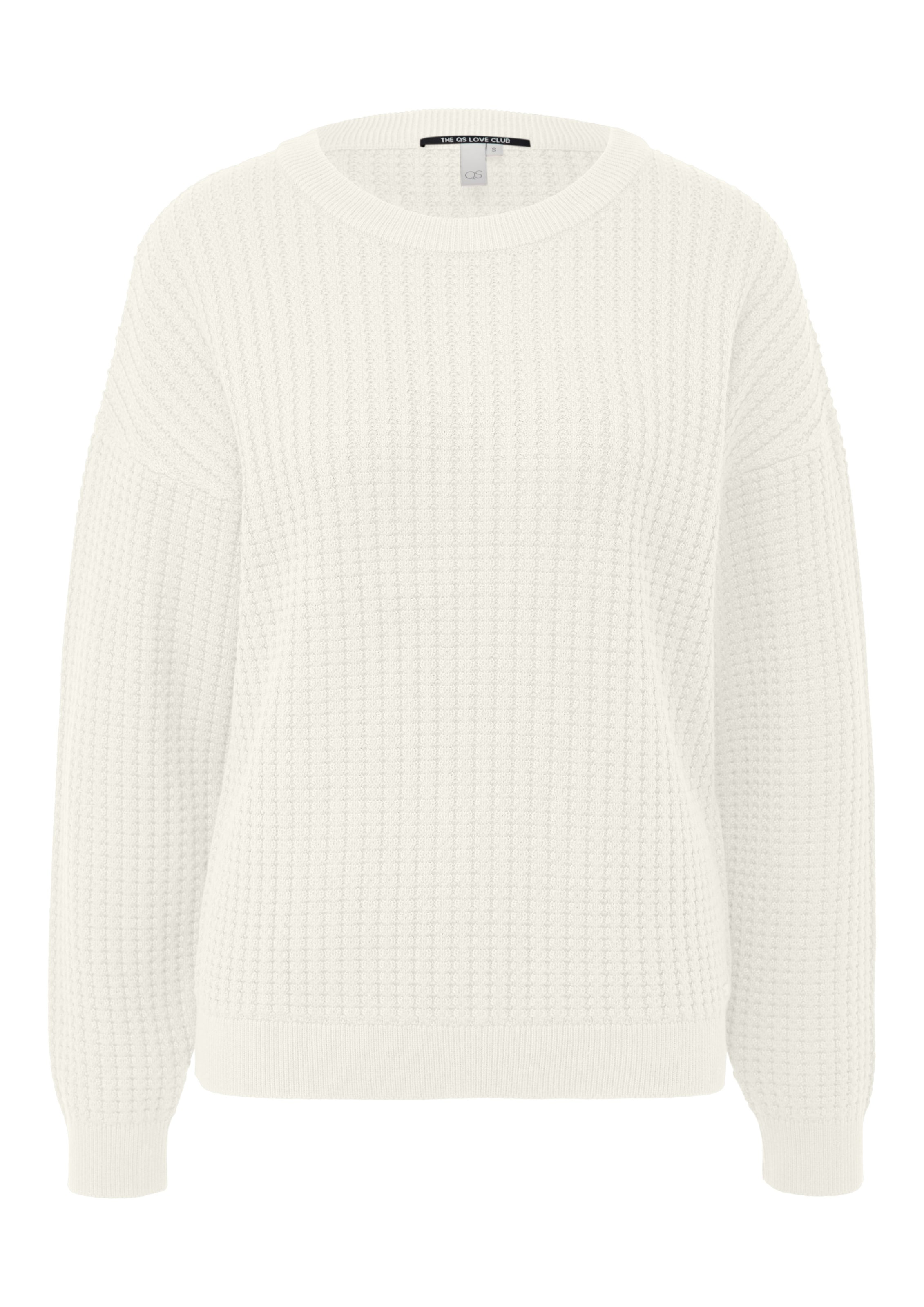 QS - Pullover em bege: frente