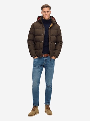 Superdry Winterjas 'Outdoor Everest Puffer Jkt SDM5012423A' in Bruin