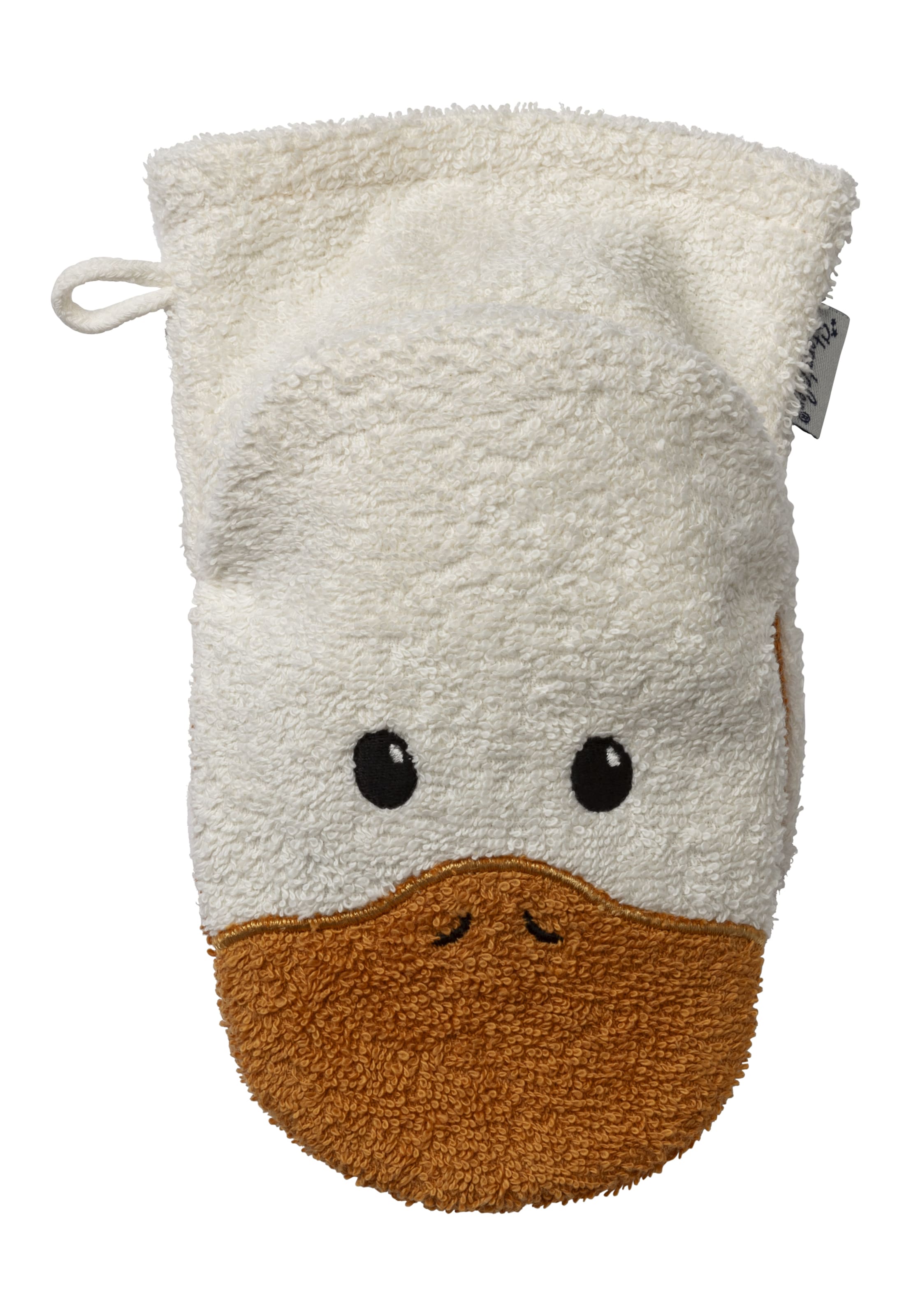 STERNTALER Waschhandschuh 'Edda' in Weiß: Vorderseite