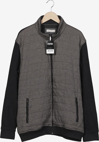 bugatti Sweatshirt & Zip-Up Hoodie in XXXL in Black: front