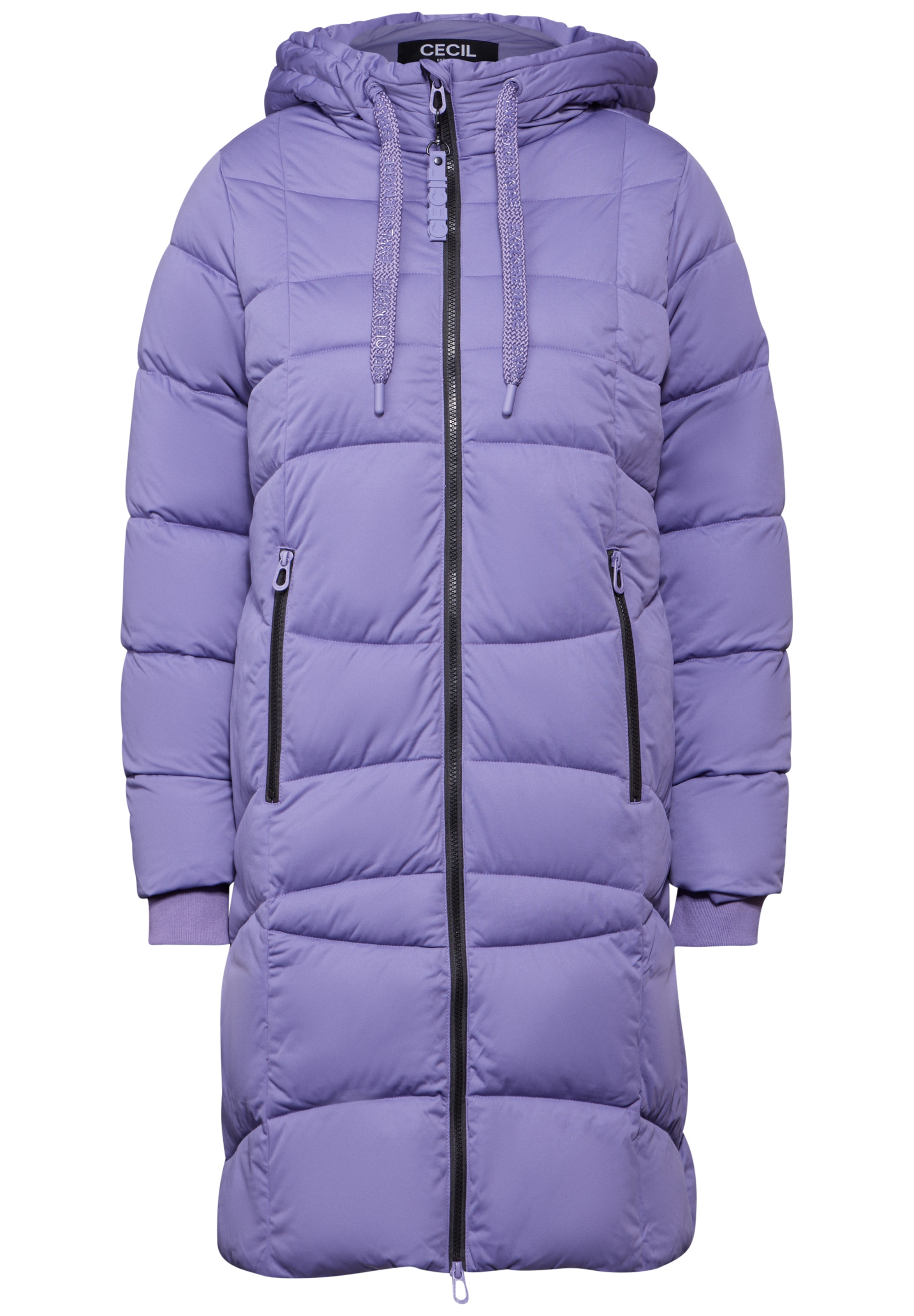 CECIL Winter Coat in Purple: front