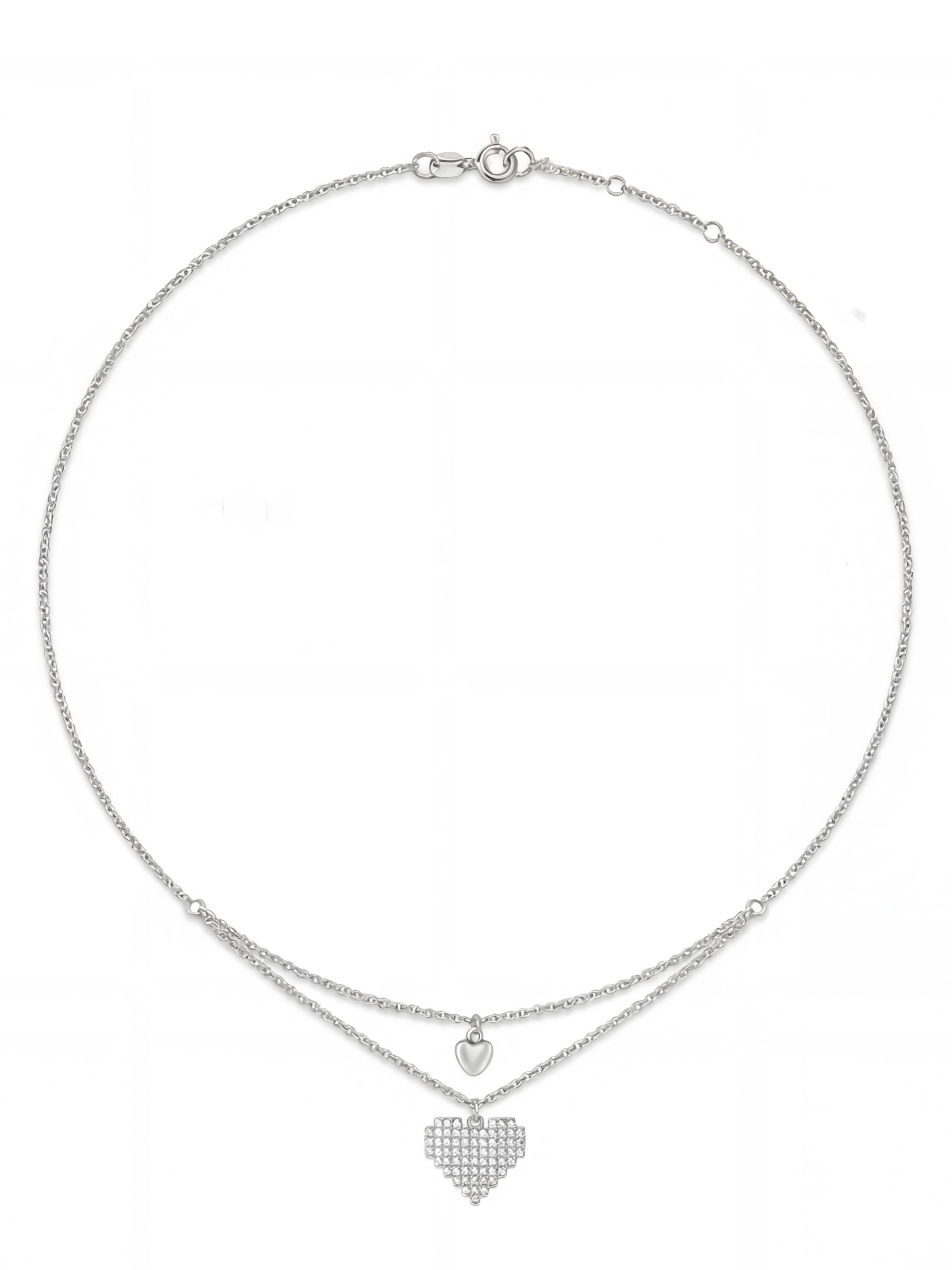 Kamiko - Cadena 'AVA' en plata: frente