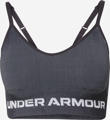 UNDER ARMOUR Bralette Sports Bra in Grey: front