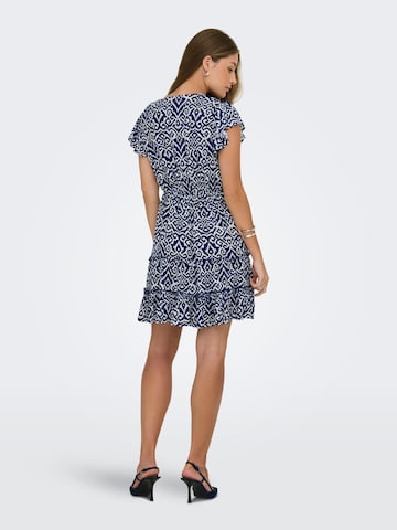 ONLY Jurk 'Claudette' in Blauw