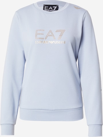 Sweat-shirt 'Evolution' EA7 Emporio Armani en bleu : devant