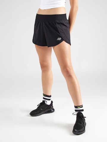 new balance Regular Sportbroek 'Core 3' in Zwart: voorkant