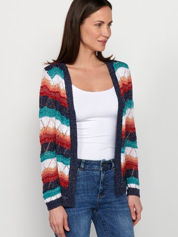 Cardigan KOROSHI en mélange de couleurs