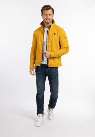 Veste en polaire Schmuddelwedda en jaune