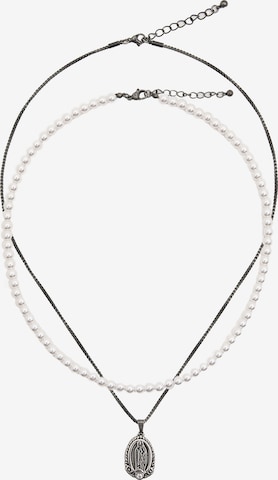 Pull&Bear Ketju värissä hopea: etupuoli