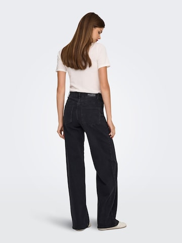 ONLY Wide Leg Jeans i sort