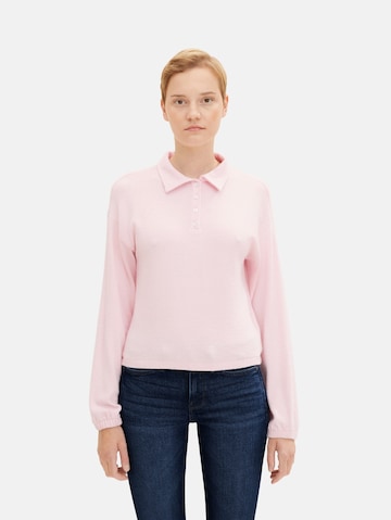 TOM TAILOR DENIM Shirt in Pink: predná strana