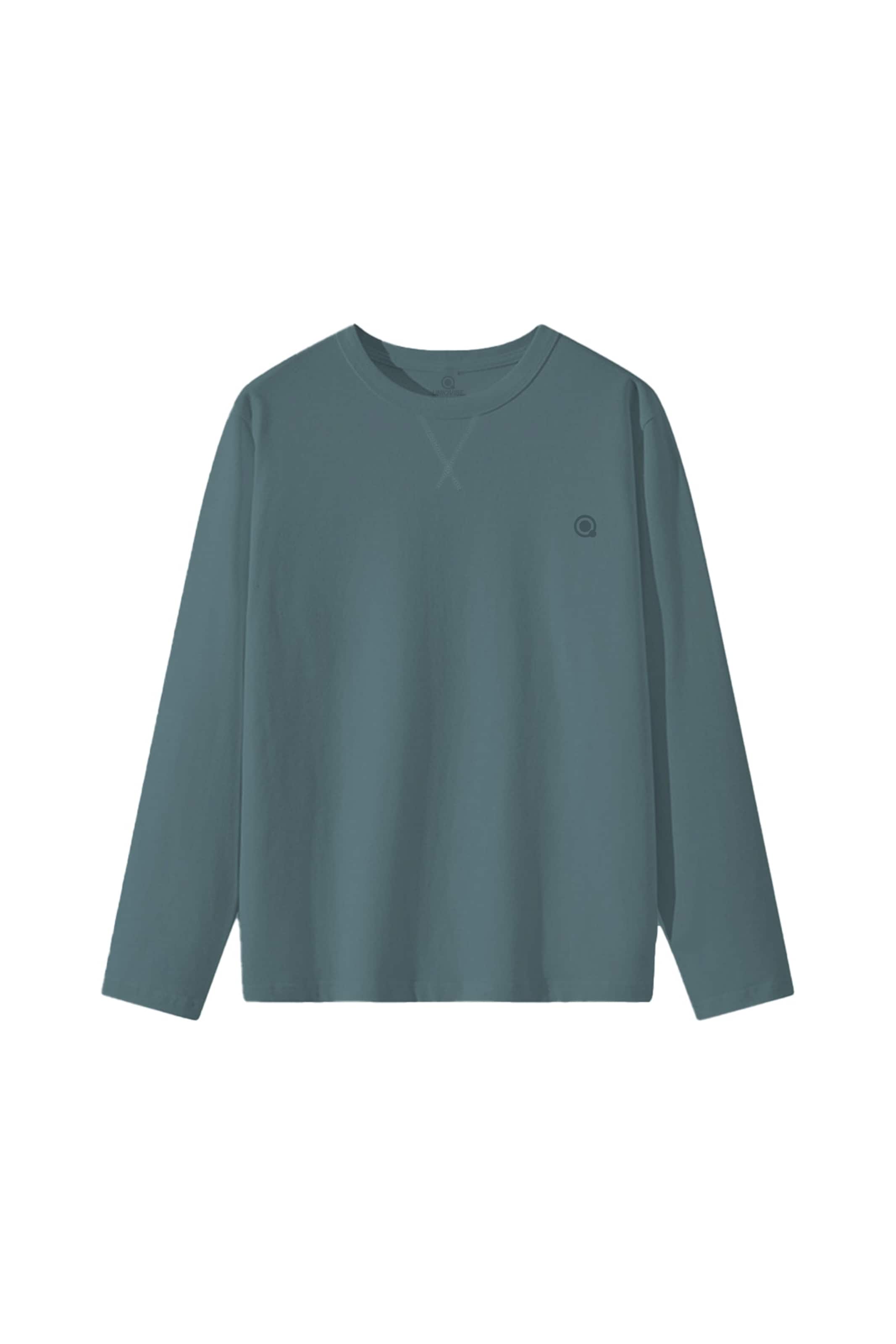 UNIQVIBE Shirt in Groen: voorkant