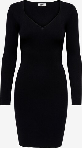 JDY Gebreide jurk 'Cirkeline' in Zwart: voorkant