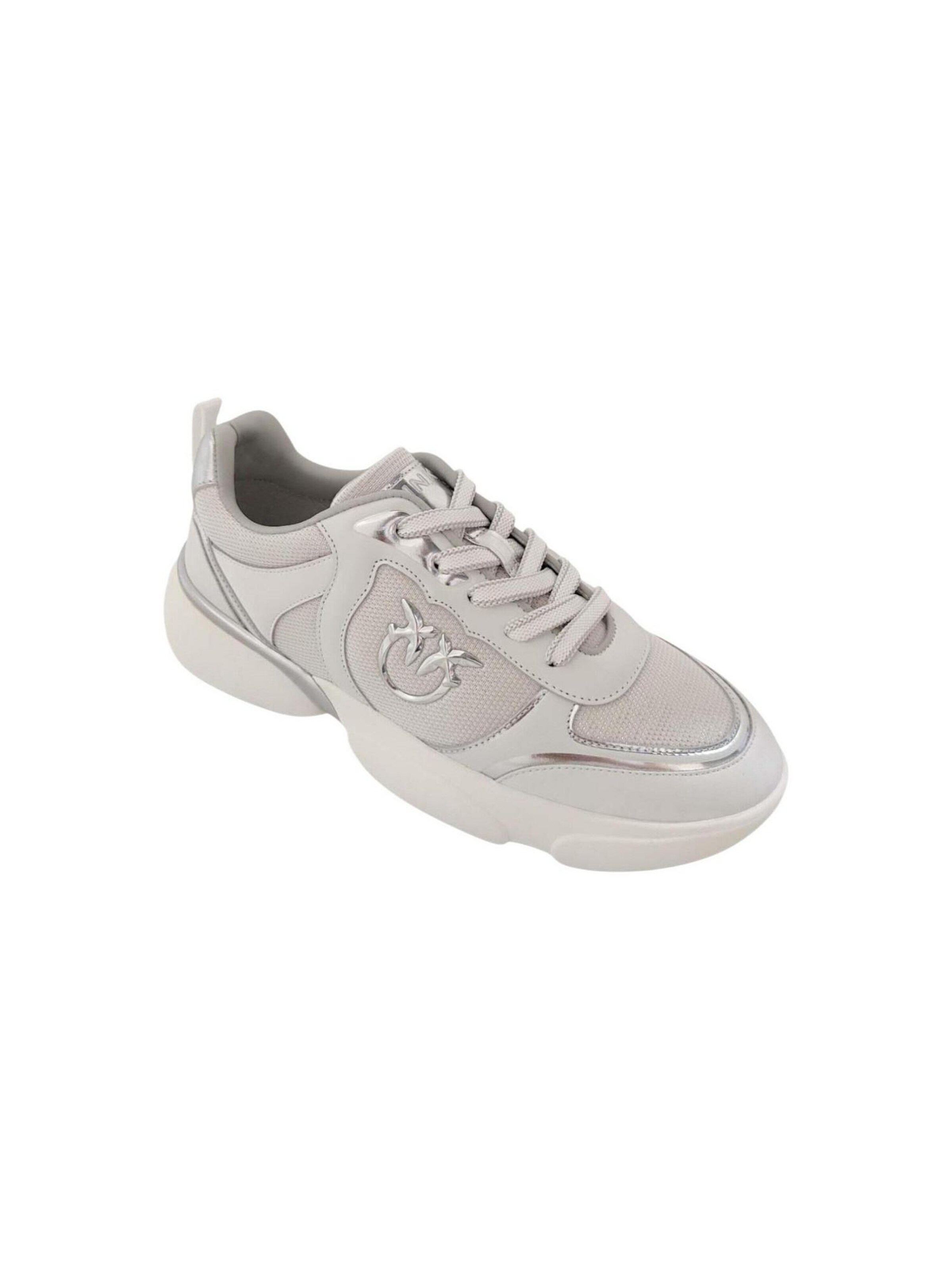 PINKO Platform trainers 'ALBA' in Grey: front