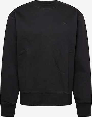 ADIDAS ORIGINALS Sweatshirt 'Adicolor Contempo' in Zwart: voorkant