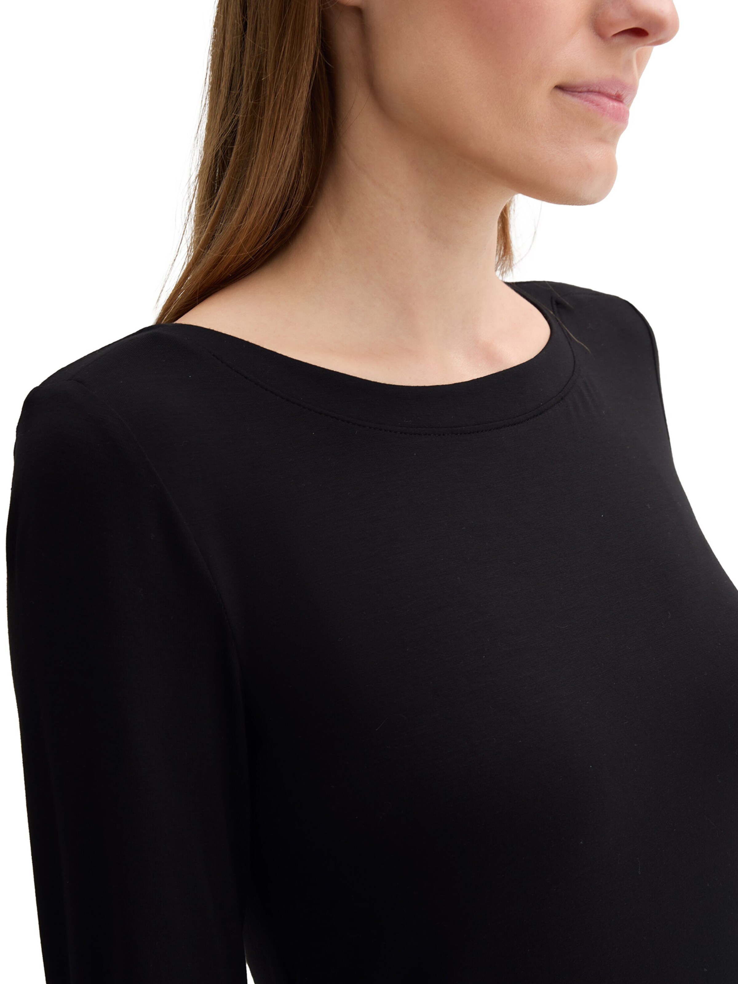 TOM TAILOR Tričko – černá