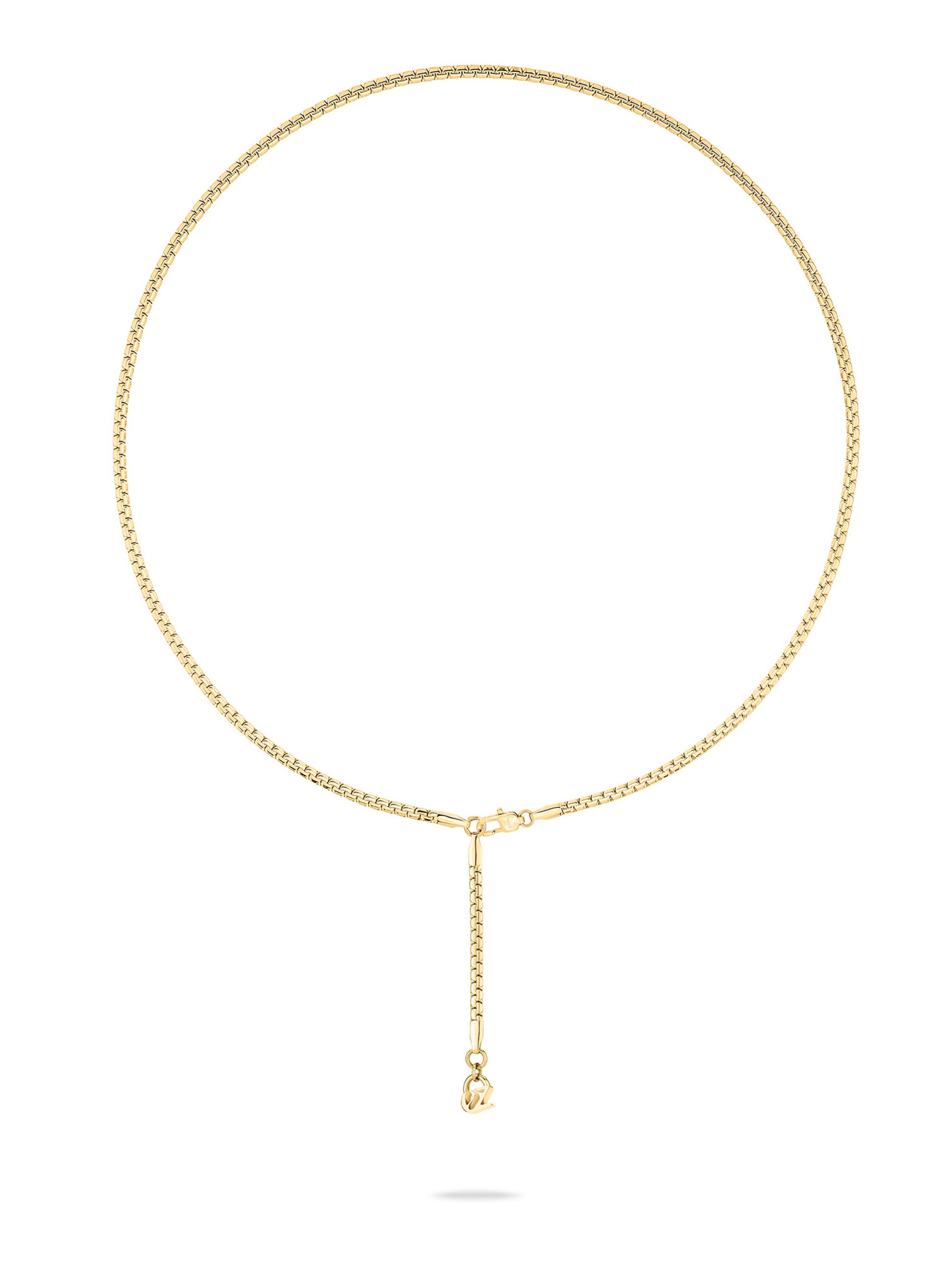 Echtzeit Necklace 'The Sleek One' in Gold: front