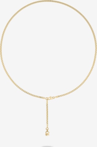 Echtzeit Kette 'The Sleek One' in Gold: Vorderseite