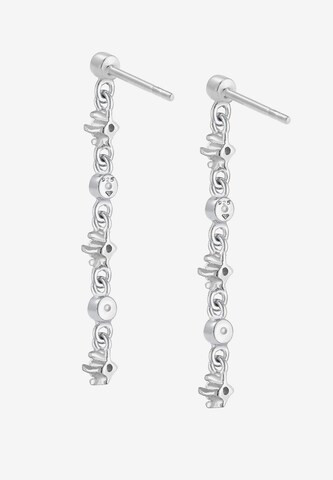 ELLI Ohrringe Ear Chain, Kreis, Solitär-Ohrring in Silber