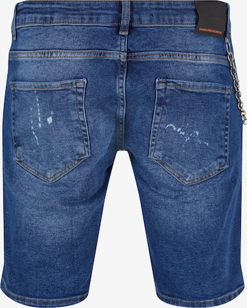 2Y Premium Regular Shorts in Blau