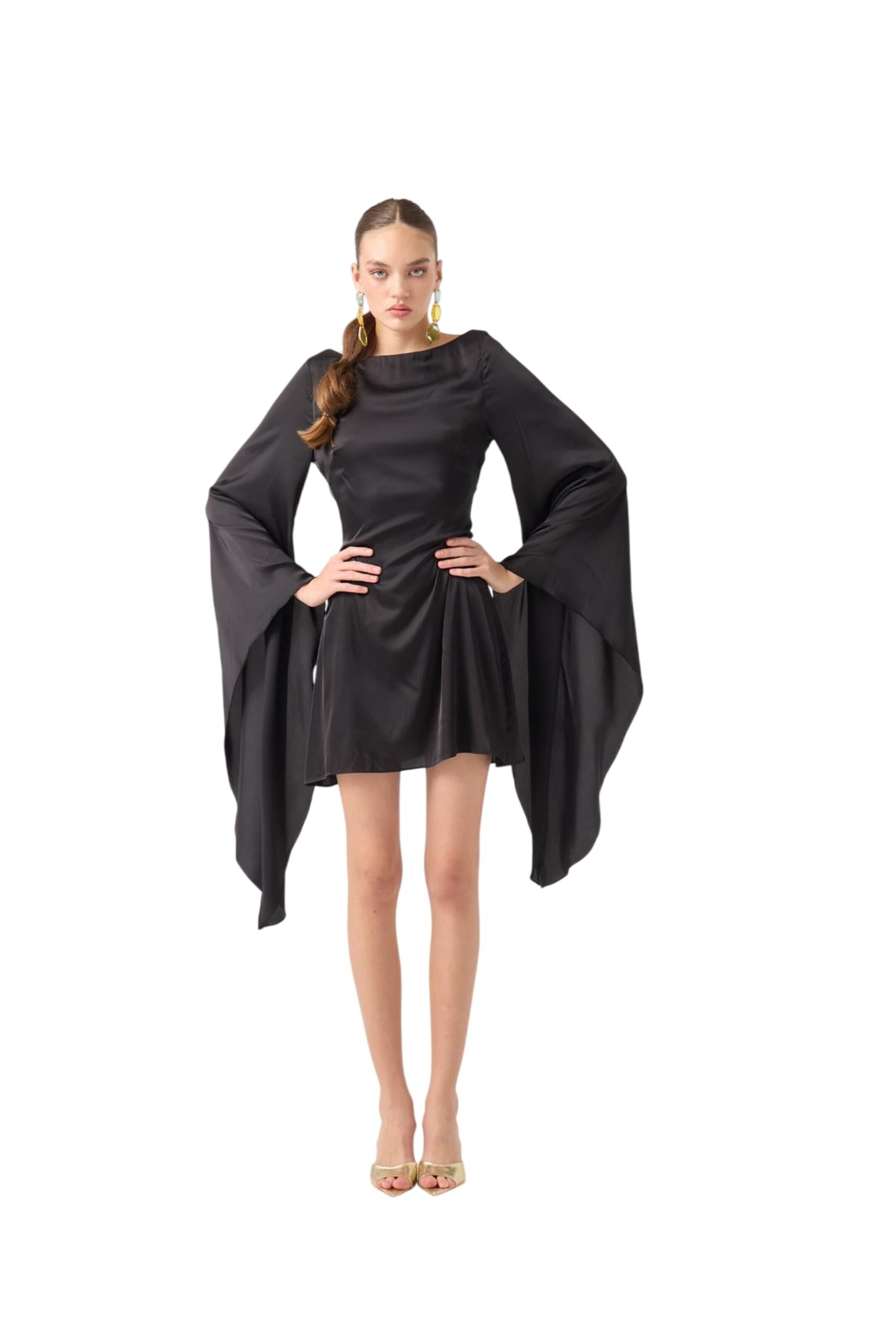 HOLLY LOLLY Kleid in Schwarz