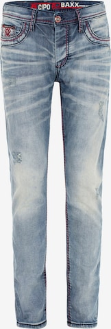 CIPO & BAXX Regular Jeans in Blauw: voorkant