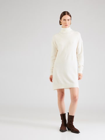 Pepe Jeans Knit dress in White: front