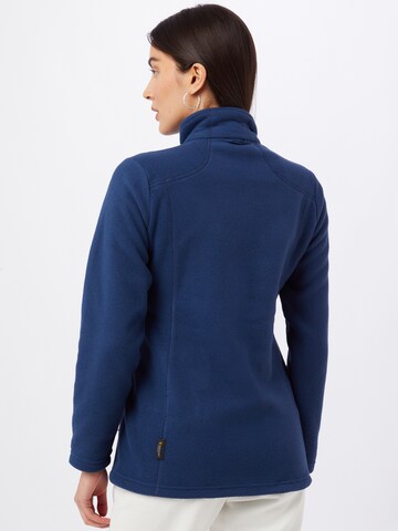 JACK WOLFSKIN Functionele fleece jas 'Midnight Moon' in Blauw