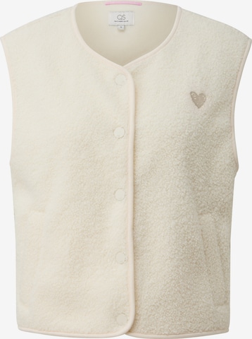QS Vest in Beige: front