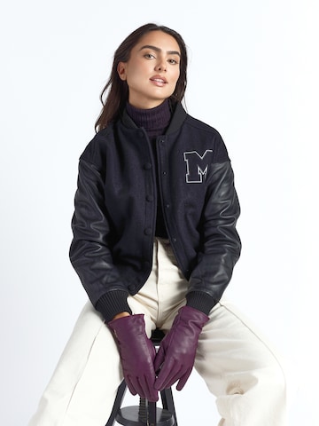 Maze Vingerhandschoenen in Lila: voorkant