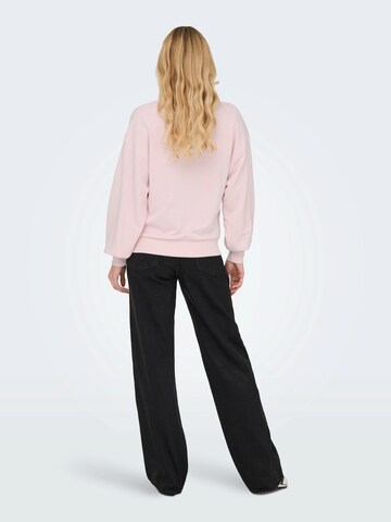 ONLY Mikina 'ONLCamela Brooke' - Ružová