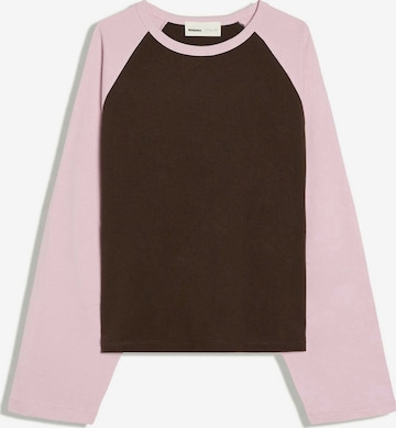 Bershka Shirt in Bruin: voorkant