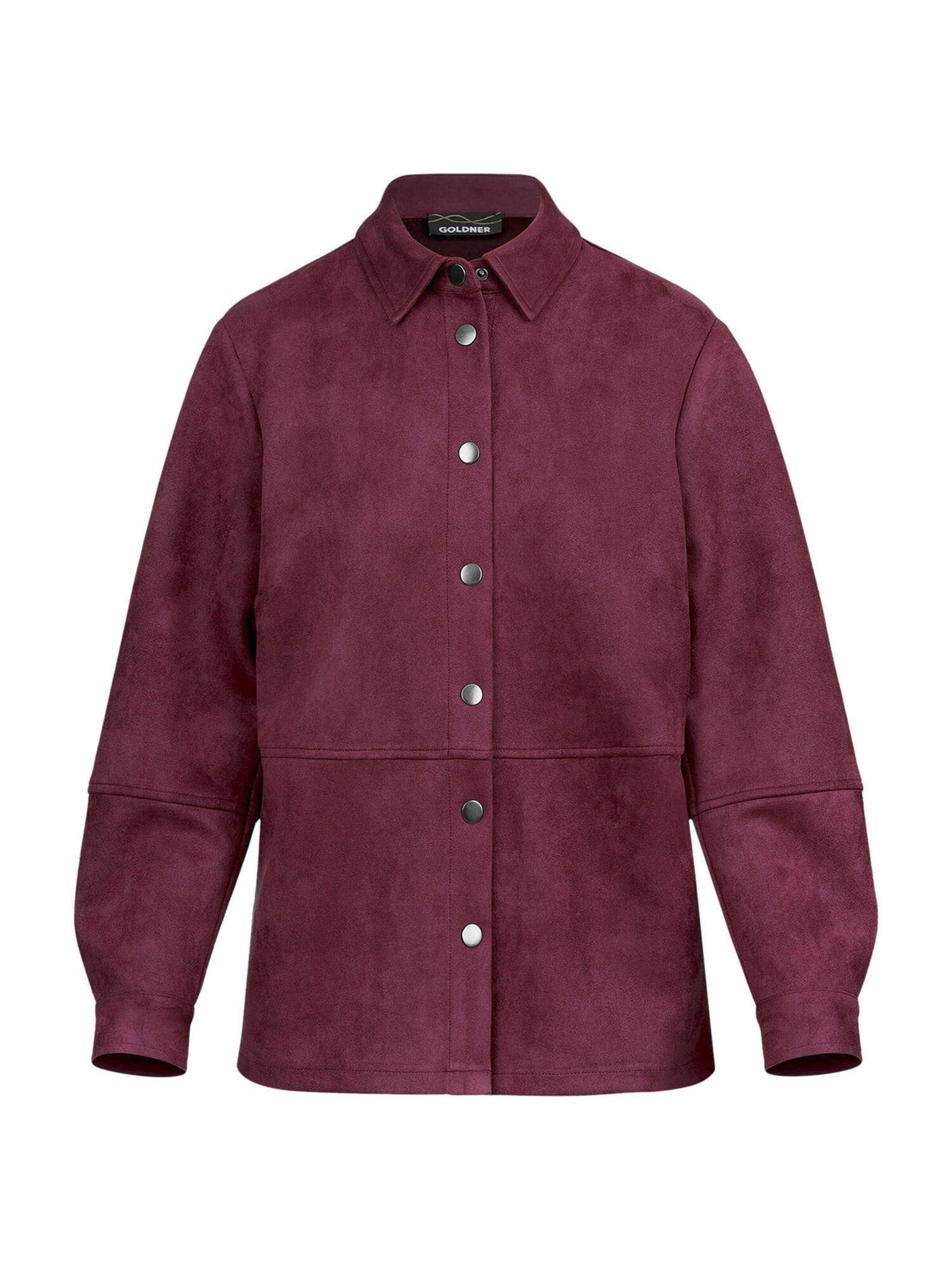 Goldner Übergangsjacke in S in aubergine, Produktansicht