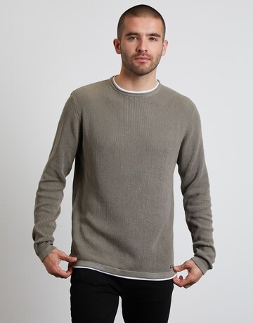 Threadbare Sweater 'Dolan' in Green: front