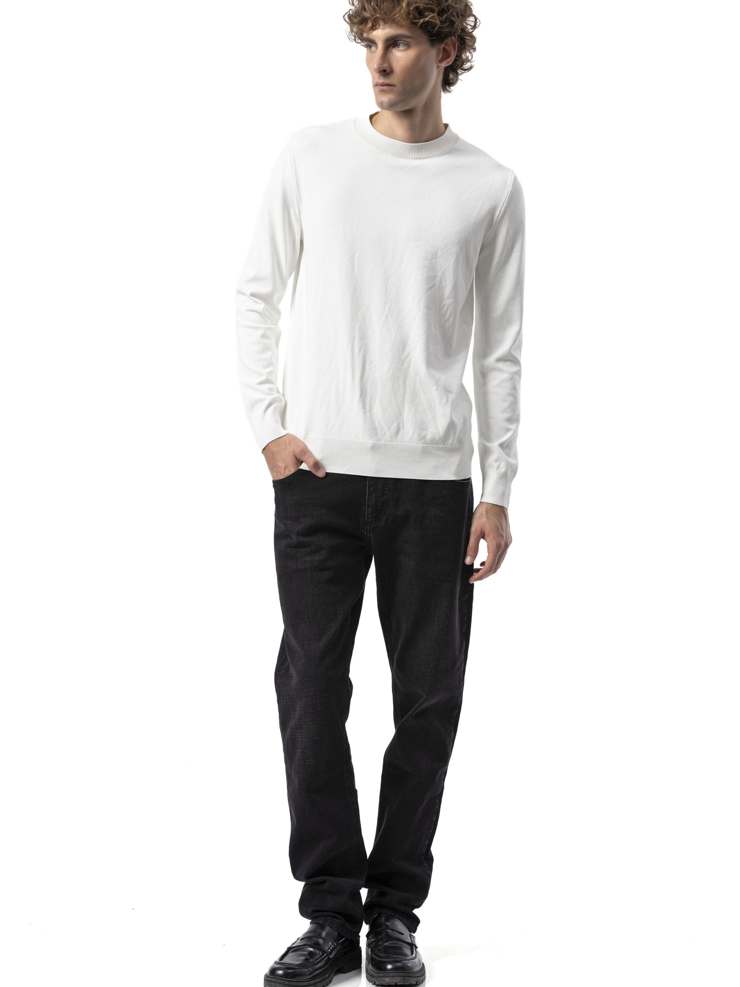 BEYRO Pullover 'BP206' in Beige