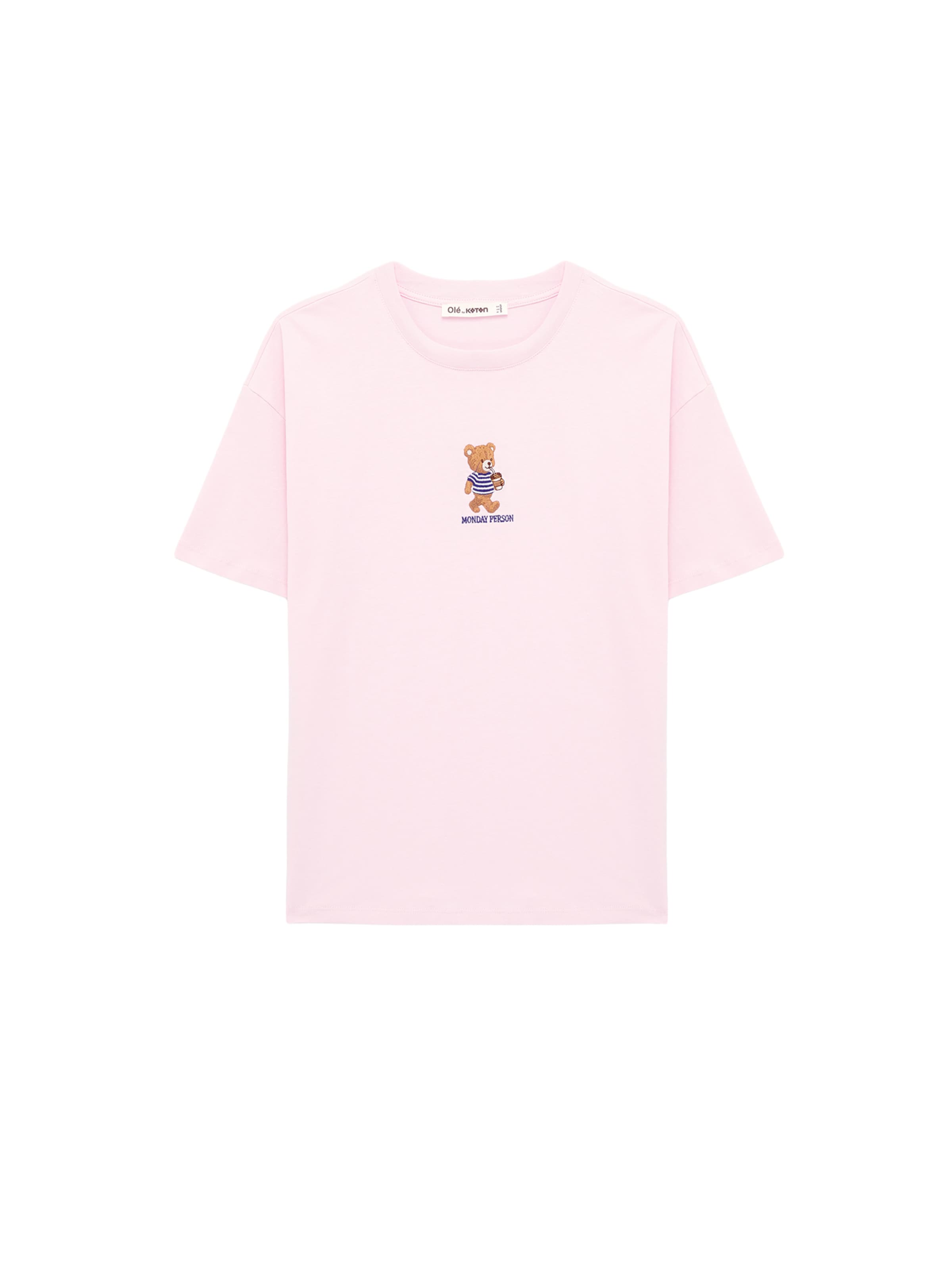 Koton Shirt in XXXL in Dark blue / Light brown / Rose / White, Item view