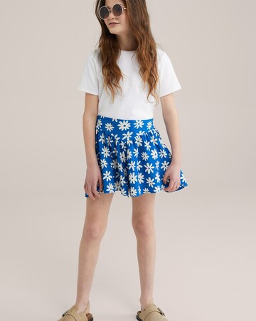 WE Fashion Regular Trousers in Blue