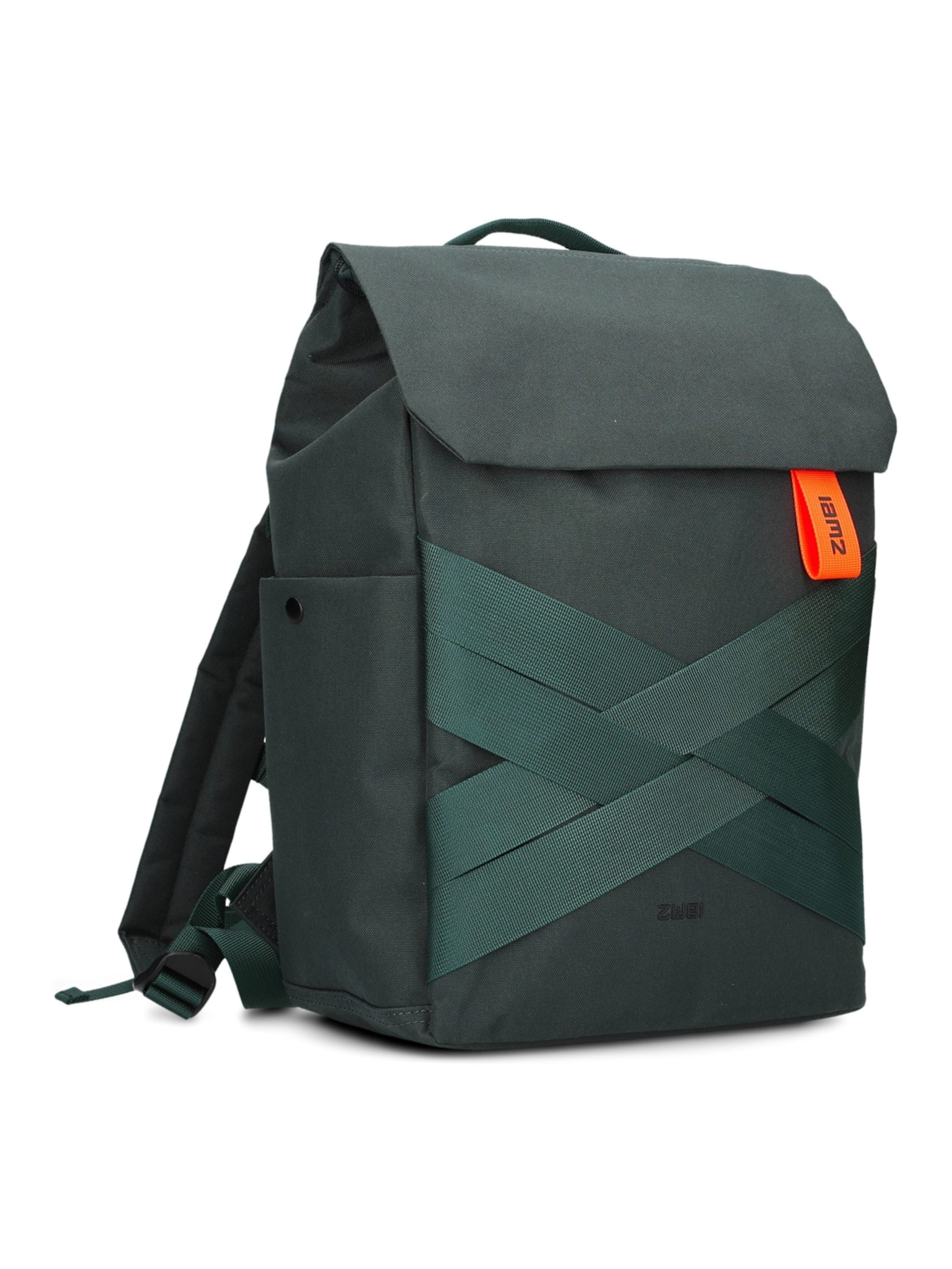ZWEI Backpack 'ALEX ALR130' in Green: front