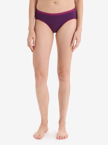 ICEBREAKER Panty 'Siren' in Purple: front