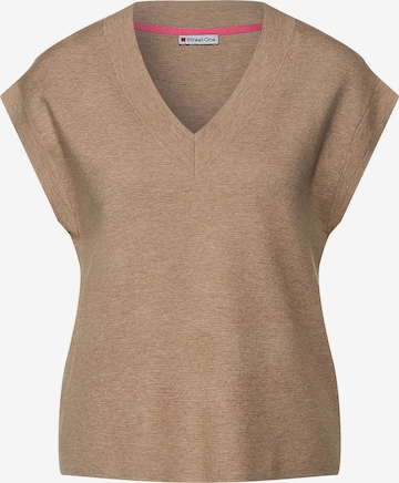 STREET ONE Sweater in Brown: front