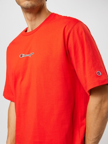 Coupe regular T-Shirt Champion Authentic Athletic Apparel en rouge