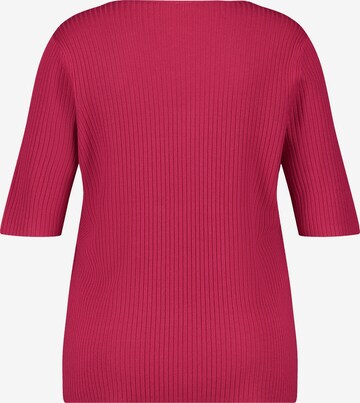 SAMOON Pullover i pink