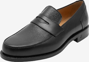 Henry Stevens Classic Flats 'Haywood' in Black: front