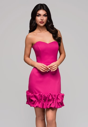 Ombre Evening dress in Pink